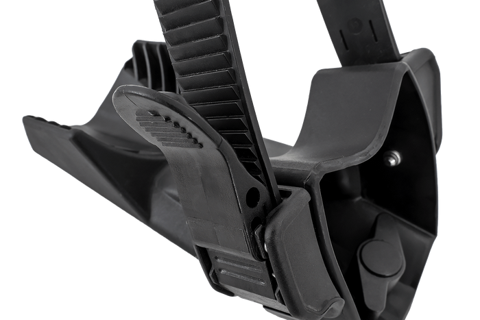 Podpěra kola (levá) s popruhem pro upevnění kola - Atera Evo/Vario 0969994319