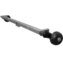 Brzděná náprava KNOTT VGB13M pro přívěs/nosič automobilů 1350 kg 1900 mm 2350 mm 5x112