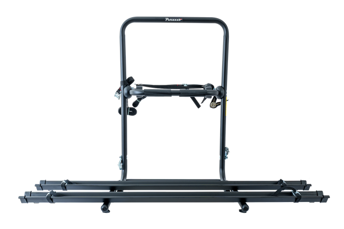 Nosič kol Peruzzo Brennero 4x4 s rezervním kolem - nosič na 2 kola s ližinami (černý)