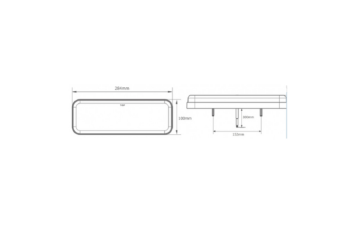 TruckLED L1871 LED NEON DYNAMIC zadní světlo 6 funkcí levé
