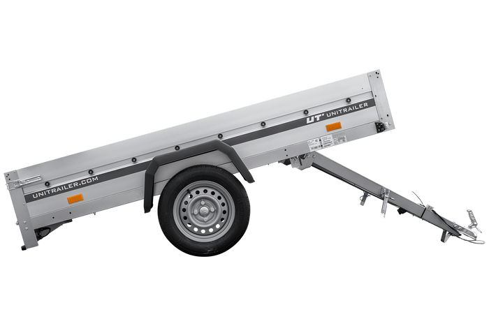 Přívěs s hliníkovými bočnicemi 230x125 Unitrailer Garden 230 KIPP ALU