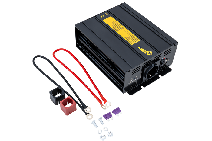 Měnič napětí 24V/230V (1000/2000W) KAMAR E1927