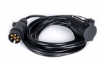 Elektrický kabel KAMAR E1223 5m 12V zástrčka/zásuvka 7pinový
