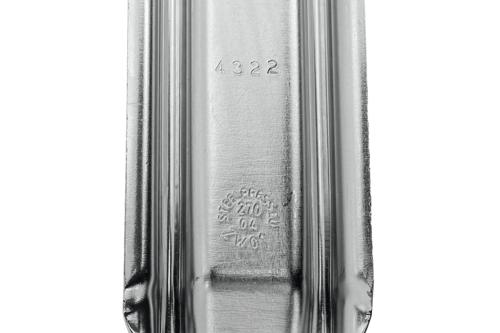 Boční pant s úchytkou STEELPRESS ZW-01.270A+UZ-01B kompletní montáž na bok přívěsu