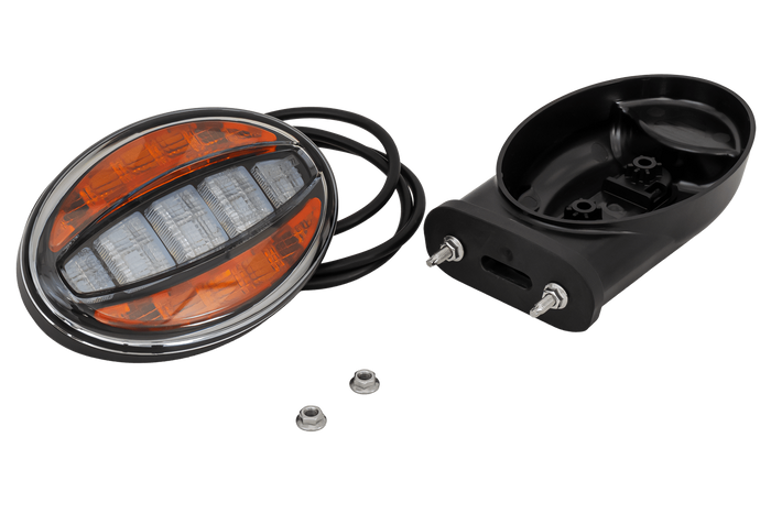 Univerzální přední LED svítilna FRISTOM FT-356 s boční montážní konzolou