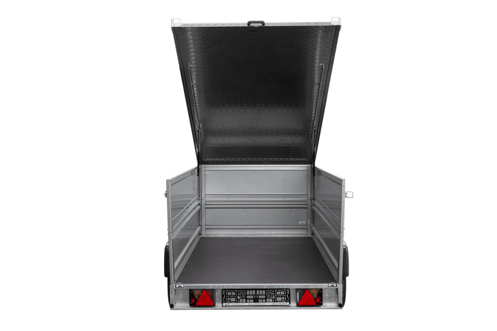 Jednonápravový přívěs 264x125 UNITRAILER FORCE 264 KIPP s bočnicemi BIS a hliníkovou plachtou