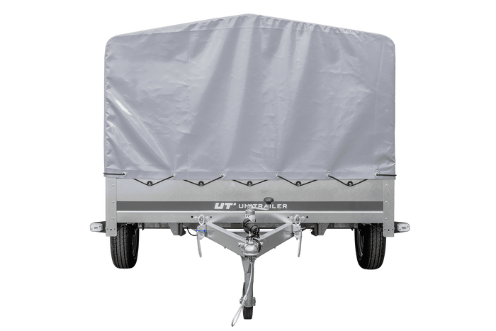 Jednonápravový přívěs 264x150 UNITRAILER GARDEN 265 KIPP s rámem H-800 a šedou plachtou