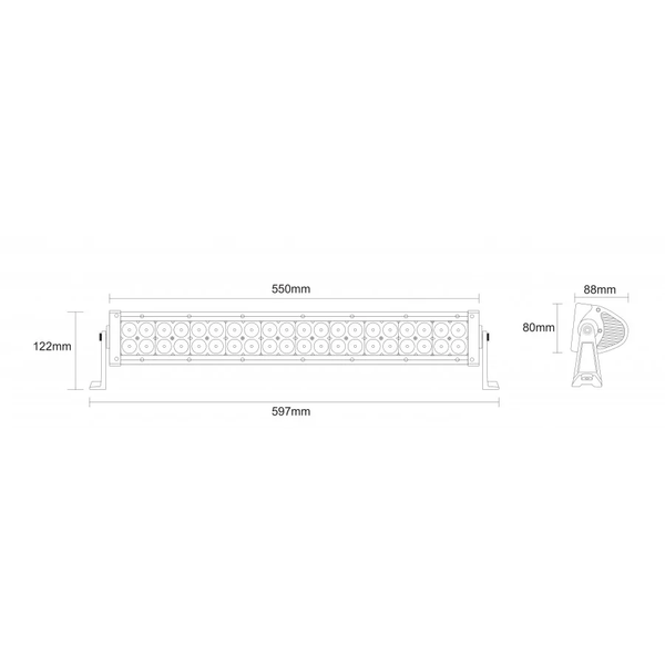 LED pracovní světlo TruckLED LB0004 40xLED 4453lm COMBO