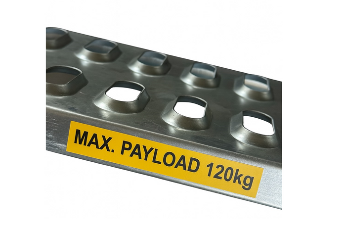 Nájezdové rampy CHORUS pro přívěsy 150 cm 240 kg sada 2 ks