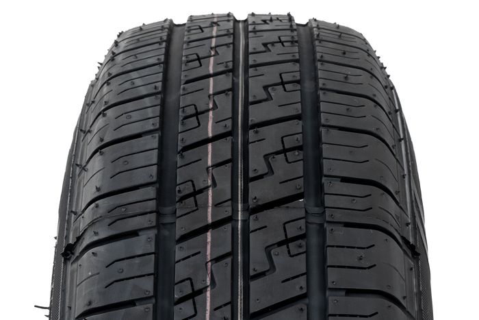 Vyztužené kolo přívěsu KENDA TYRE 185/80 R14C 104/102N HLINÍKOVÝ RÁFEK STARCO černý 5,5Jx14"H2 5x112 ET:30