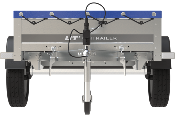 Přívěs Garden Trailer 200 KIPP s modrou plachtou