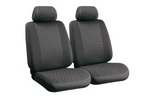 Sada potahů na autosedačky LAMPA Glamur antracit, pro přední sedadla