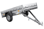 Přívěs s hliníkovými bočnicemi 230x125 Unitrailer Garden 230 KIPP ALU