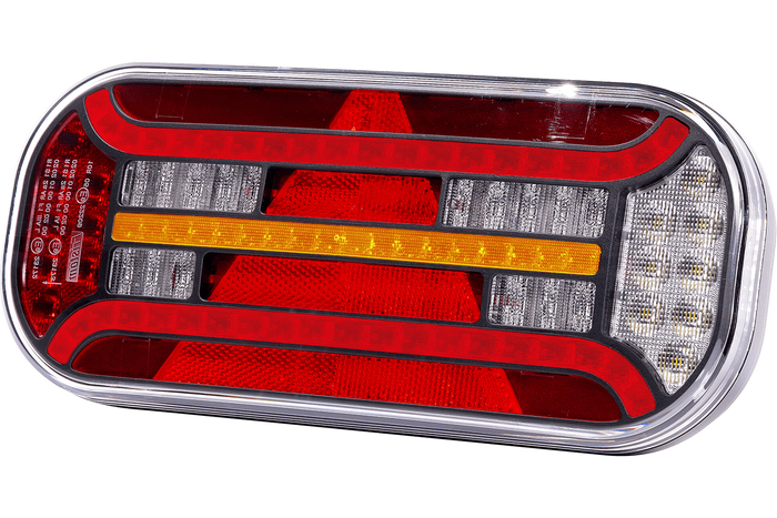 Zadní svítilna FRISTOM FT-610 LED, 6 funkcí, levá