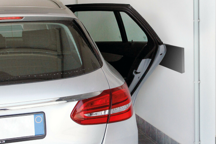 Sada čtyř ochranných stěnových panelů pro garáž LAMPA Premium 40x15cm