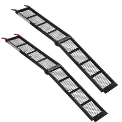ProPlus 390094 skládací rampy ocelové nájezdové rampy pro přívěsy 203 cm 680 kg sada 2 ks