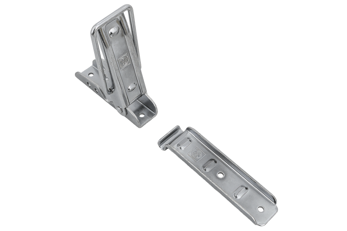 Boční tažné zařízení s přezkou WINTERHOFF BV 10-2 + kompletní boční uzávěr přívěsu BVG 10-A