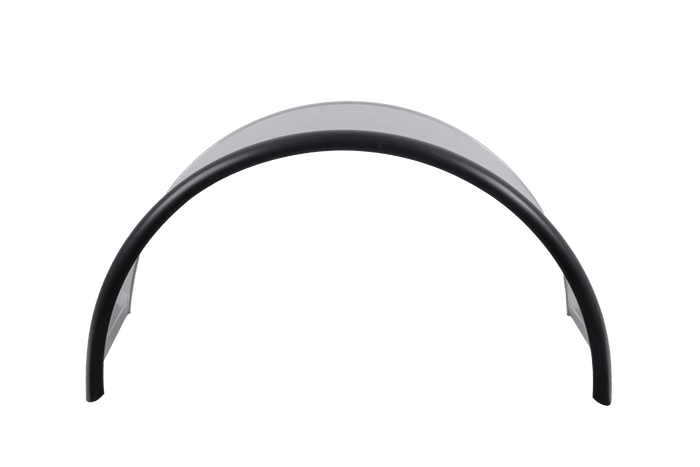 Dvojitý blatník pro přívěs 17,5-19,5" DOMAR DK7140 podběh kola 1000/500 mm kovový s gumovým okrajem