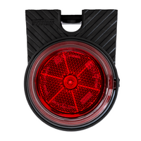 FRISTOM FT-059 LED univerzální obrysová svítilna červená s úhlovým držákem