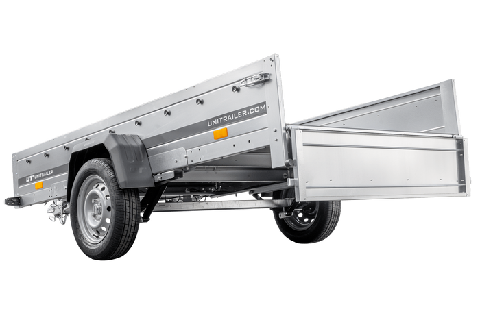 Přívěs za auto na pružinách 264x125 UNITRAILER GARDEN 264/R KIPP