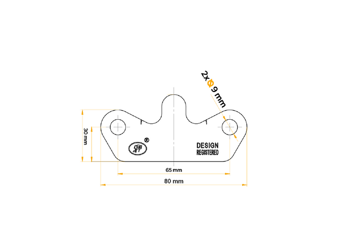 Boční úchyt UNITRAILER Z-15 pro uchycení sklopné strany přívěsu