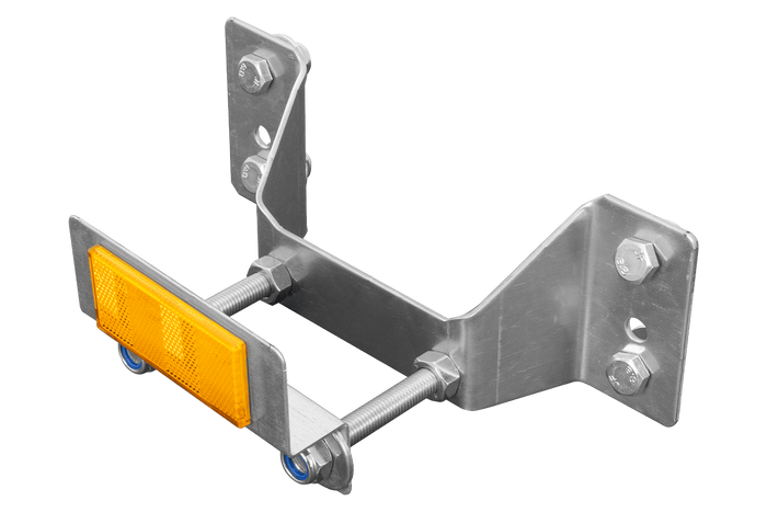 Držák rezervního kola přívěsu UNITRAILER GARDEN KIPP s odrazkou