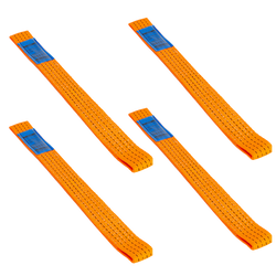 Sada čtyř přepravních postrojů pro přívěs UNITRAILER 0,5m/50mm/4t oranžová