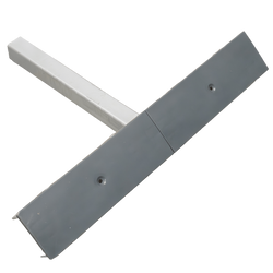 OUTLET UNITRAILER plochá boční podpěra, délka 59 cm, výška 40 cm, pro přívěs na loď, ŠEDÁ
