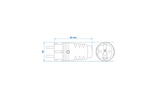 Zásuvka Schuko ProPlus 373570 s ochranným kontaktem 16A 230V