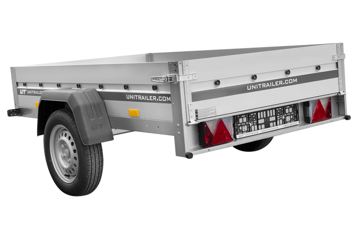 Přívěs s hliníkovými bočnicemi 200x125 Unitrailer Garden 201 KIPP ALU