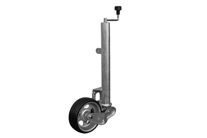 Automatické opěrné kolo UNITRAILER s rukojetí 500 kg 60 mm 660-904 mm