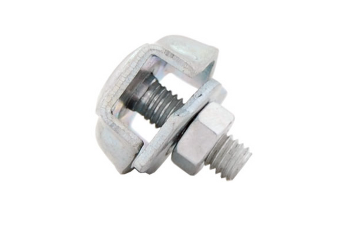 Jednosedlová svorka na lana DROMET ZLS1.4 pro lana o průměru 4 mm