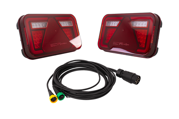 Zadní světla ASPÖCK MULTILED IV LED + kabelový svazek ASPÖCK 4,5 m 7pinový