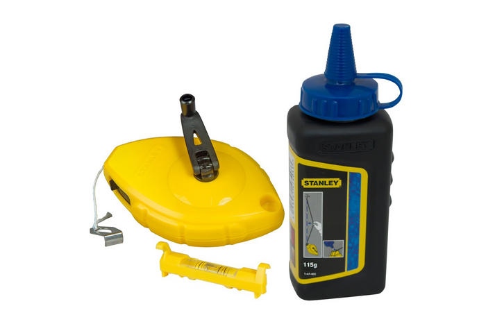 Sada značkovacích šňůrek STANLEY OPP 0-47-443 + křída + vodováha