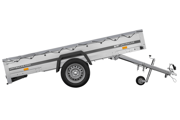 Lehký přívěs 264x125 UNITRAILER GARDEN 264 KIPP s H-0 rámem a šedým krytem