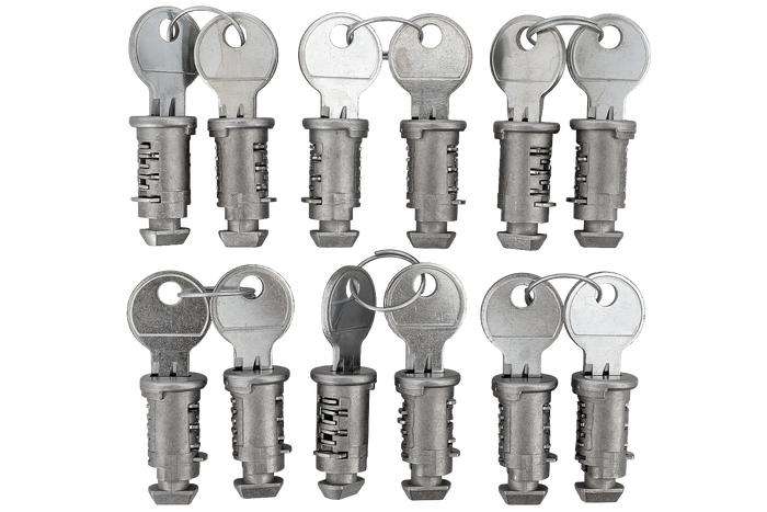 Sada univerzálních zámků a klíčů (12 ks)
