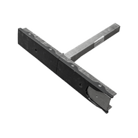 OUTLET UNITRAILER plochá boční podpěra, délka 59 cm, výška 40 cm, pro přívěs na loď, ŠEDÁ