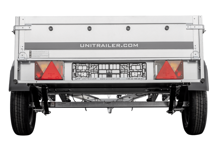 Jednonápravový přívěs na pružinách 200x125 UNITRAILER GARDEN 201/R KIPP