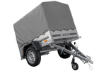 Přívěs Garden Trailer 150 KIPP s rámem H-800 a šedou plachtou