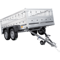 Přívěs za auto 264x150 UNITRAILER GARDEN 265/2 KIPP s pletivovými bočnicemi