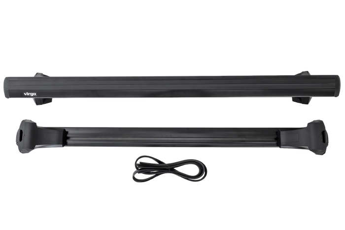 Střešní nosič Inter Pack Virgo IR 120 (G2) s integrovanými lyžinami (černý)