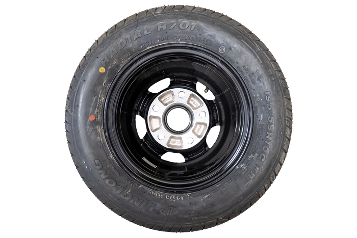 OUTLET Zesílené kolo pro přívěs LINGLONG TIRE 195/55 R10C 98/96N ALU RIM UNITRAILER 6Jx10" 5x112 ET:-4