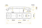 Boční tažné zařízení se sponou UNITRAILER BV 10-1+BVG 10-B kompletní boční uzávěr přívěsu