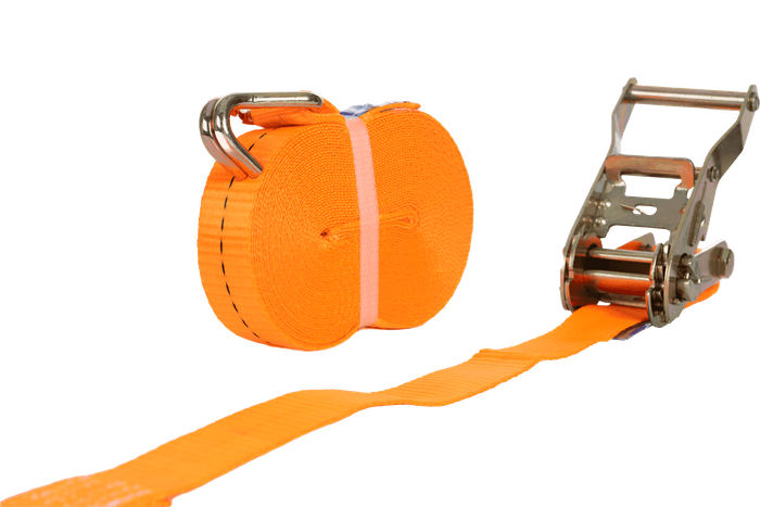 UNITRAILER 10m/25mm/1t oranžový přepravní pás s napínákem