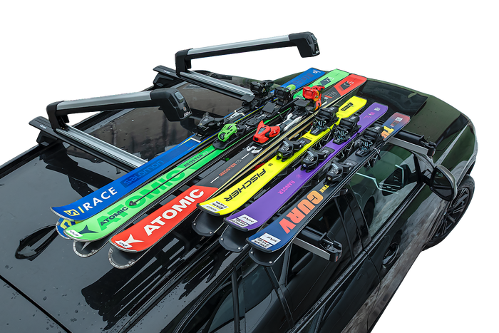 Inter Pack Frostline 6 - výsuvný hliníkový držák pro 6 párů lyží nebo 4 snowboardy