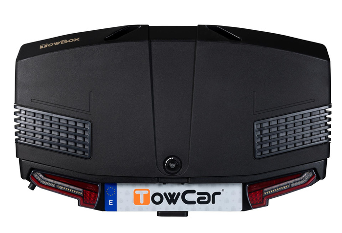Towbox V3 black LED Edition - box na zavazadla montovaný na tažné zařízení