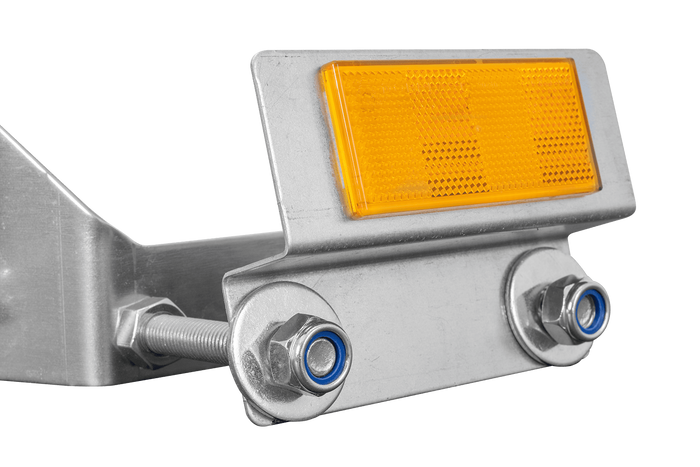 Držák rezervního kola přívěsu UNITRAILER GARDEN KIPP s odrazkou