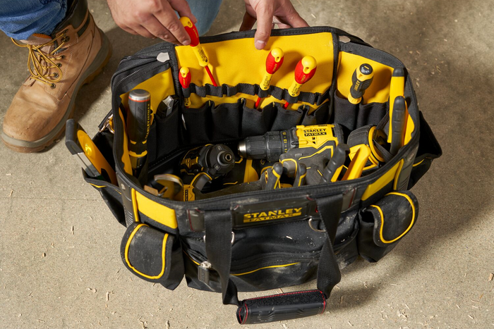 Brašna na nářadí STANLEY FATMAX 510x250x220mm 26l s oválným víkem