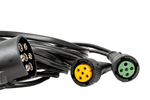 ASPÖCK elektroinstalační svazek přívěsu 4,5 m 7 PIN bajonety 2x 5 PIN