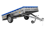 Přívěs Garden Trailer 265 KIPP s rámem H-0 a modrou plachtou
